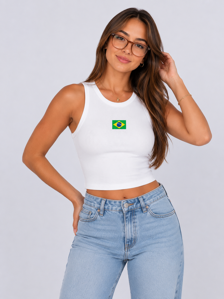 Regata Brasil branca